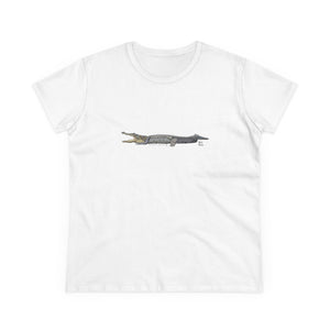 Saltwater Crocodile - Women's Midweight Cotton Tee Printify