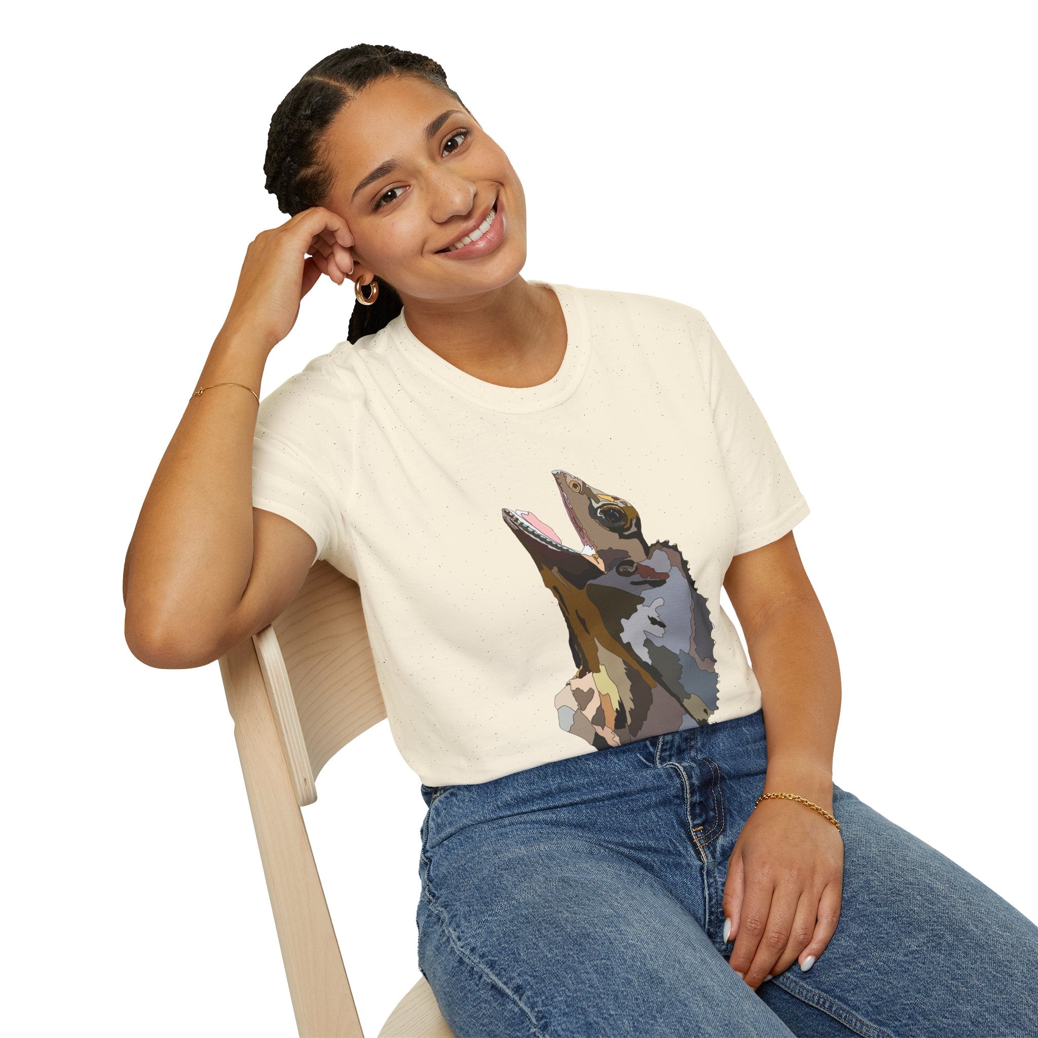 Frilled-neck Lizard - Unisex Softstyle T-Shirt Printify