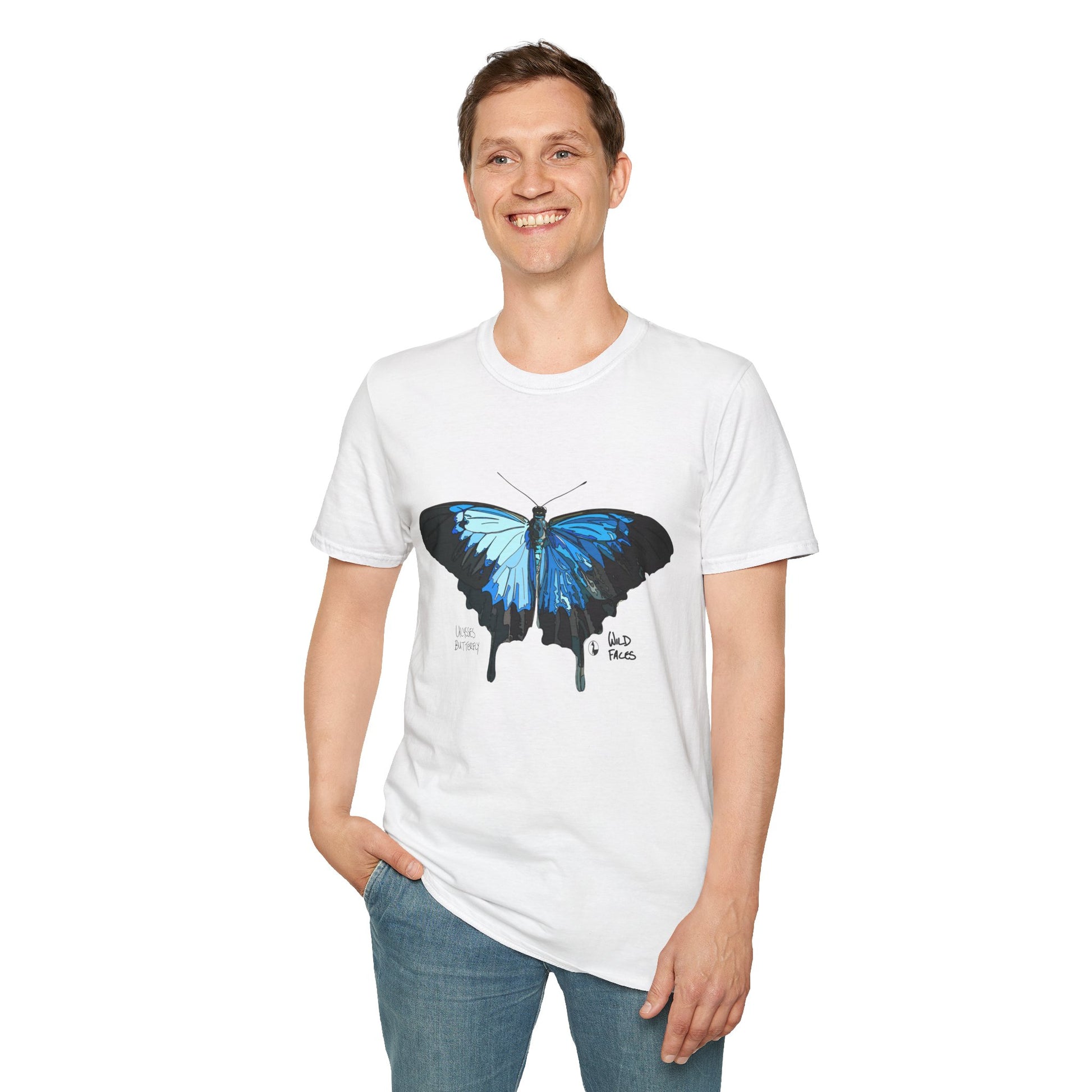 Ulysses Butterfly - Unisex Softstyle T-Shirt Printify