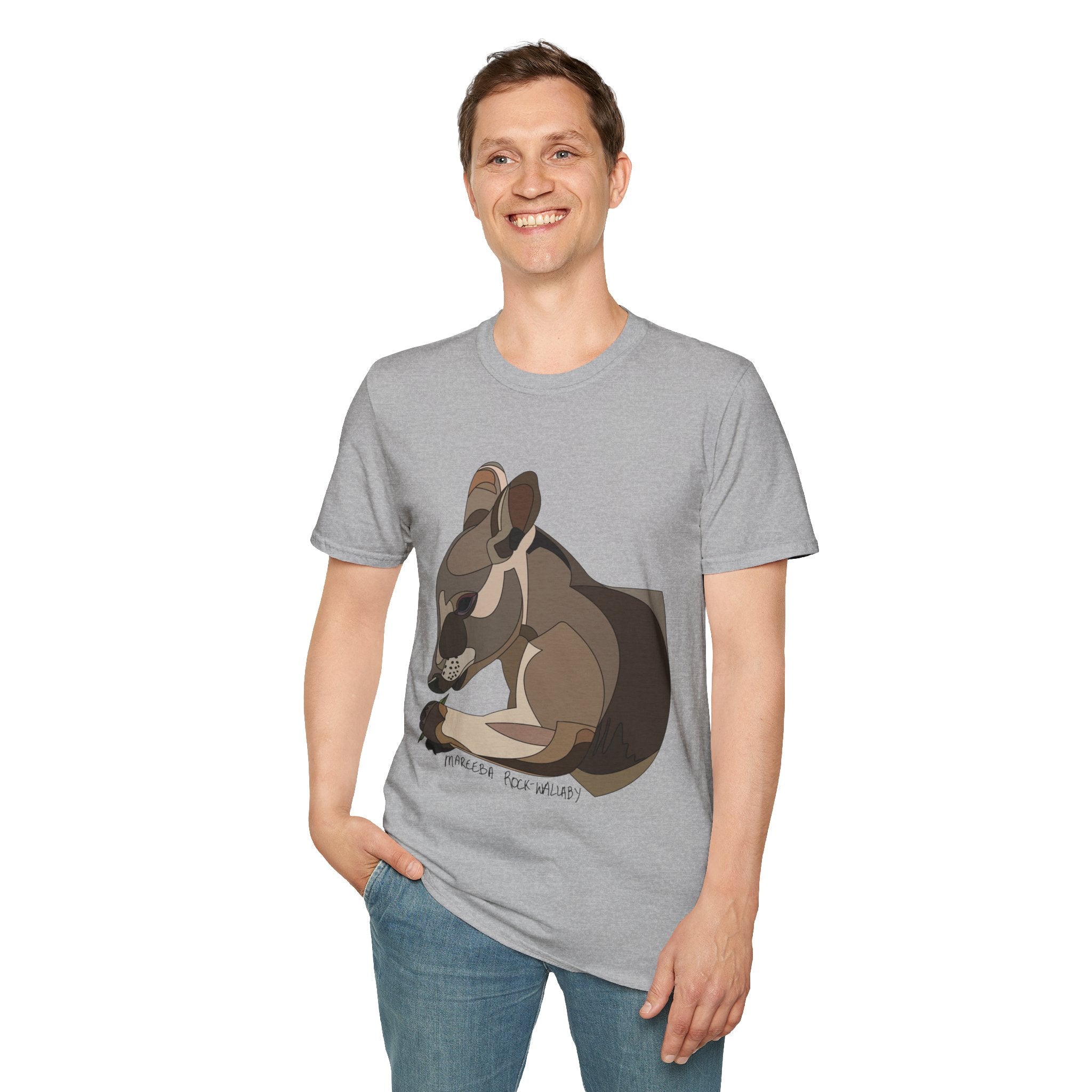 Mareeba Rock-wallaby - Unisex Softstyle T-Shirt Printify