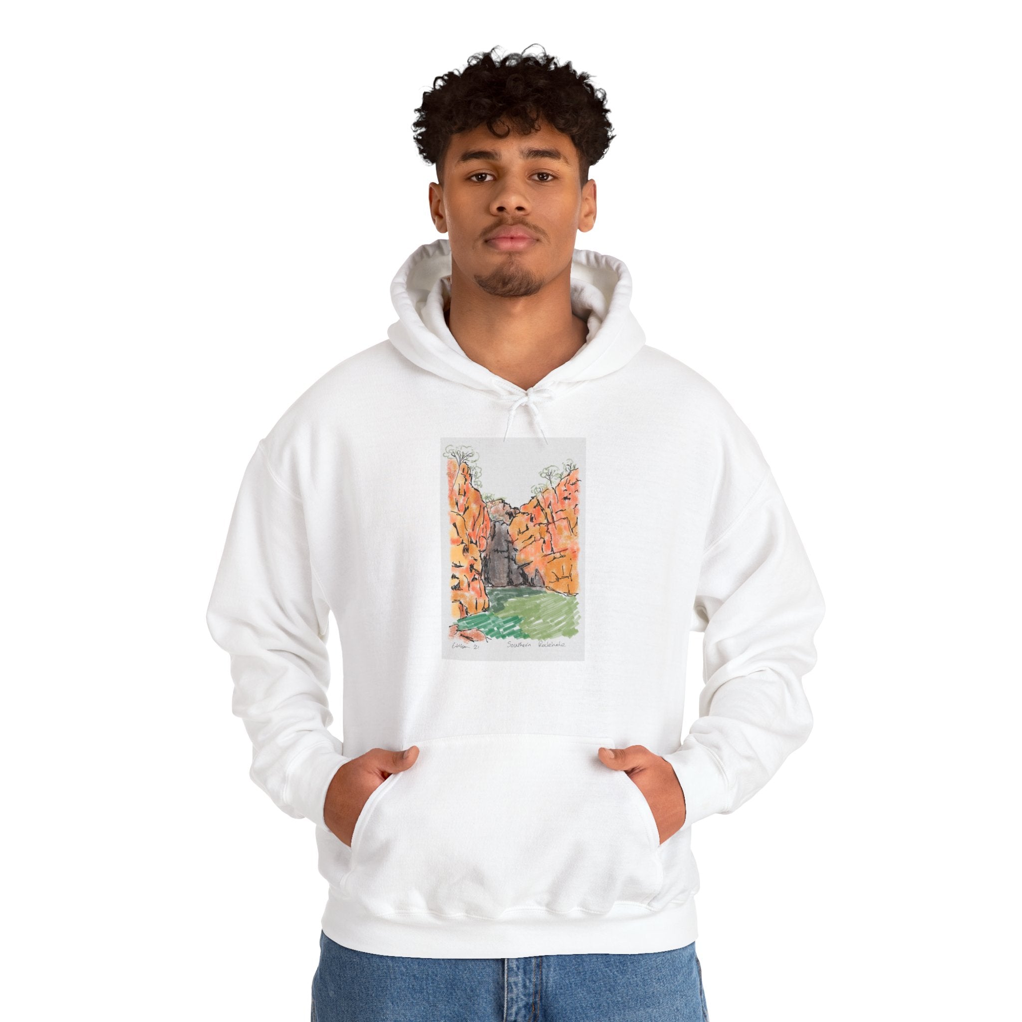 Southern Rockhole, Nitmiluk | Unisex Heavy Blend™ Hooded Sweatshirt Printify
