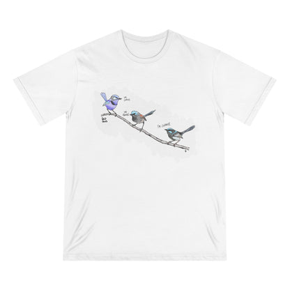 A trio of Fairy-wrens (splendid, superb and lovely) | Organic Staple T-shirt