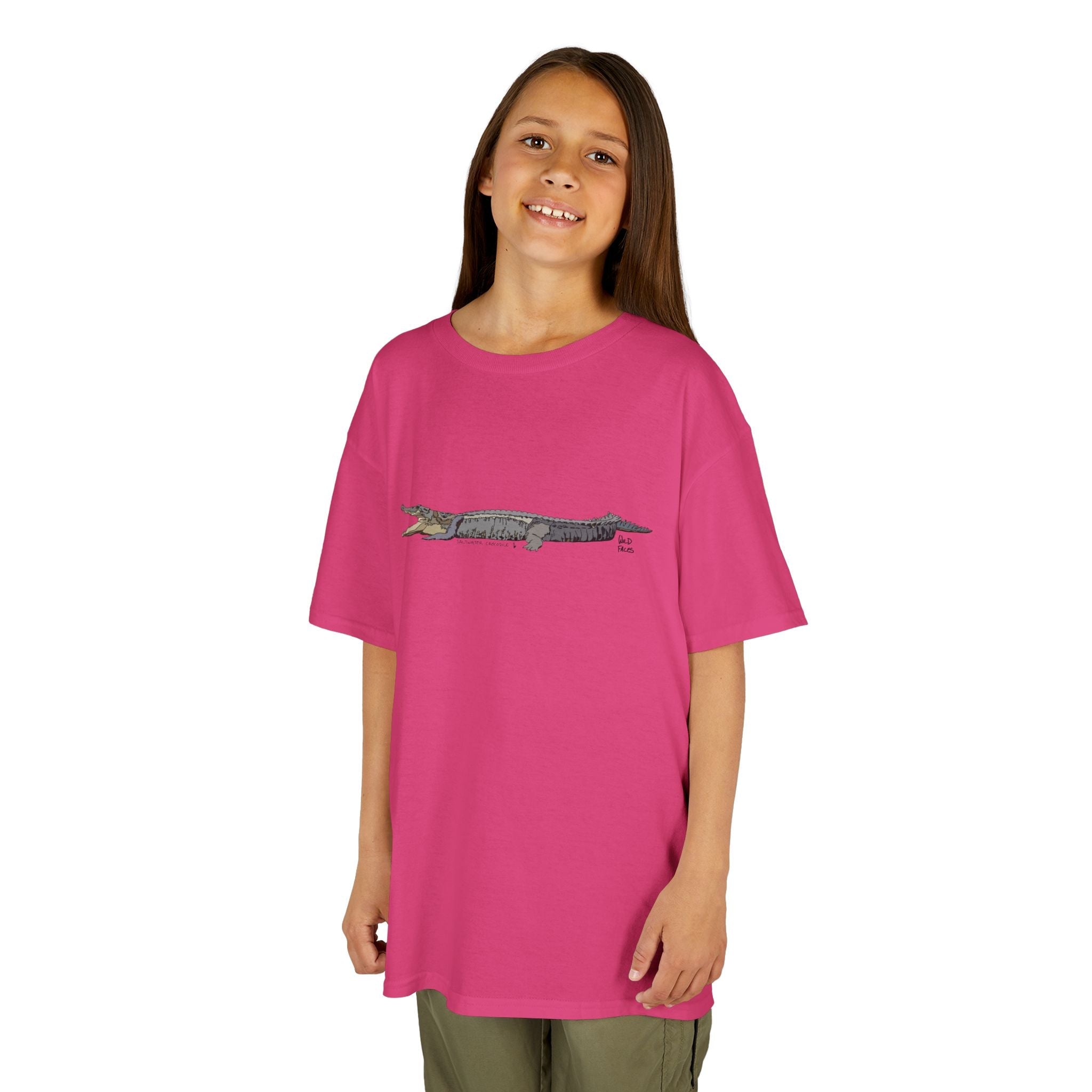 Saltwater Crocodile | Kids Heavy Cotton™ Tee Printify