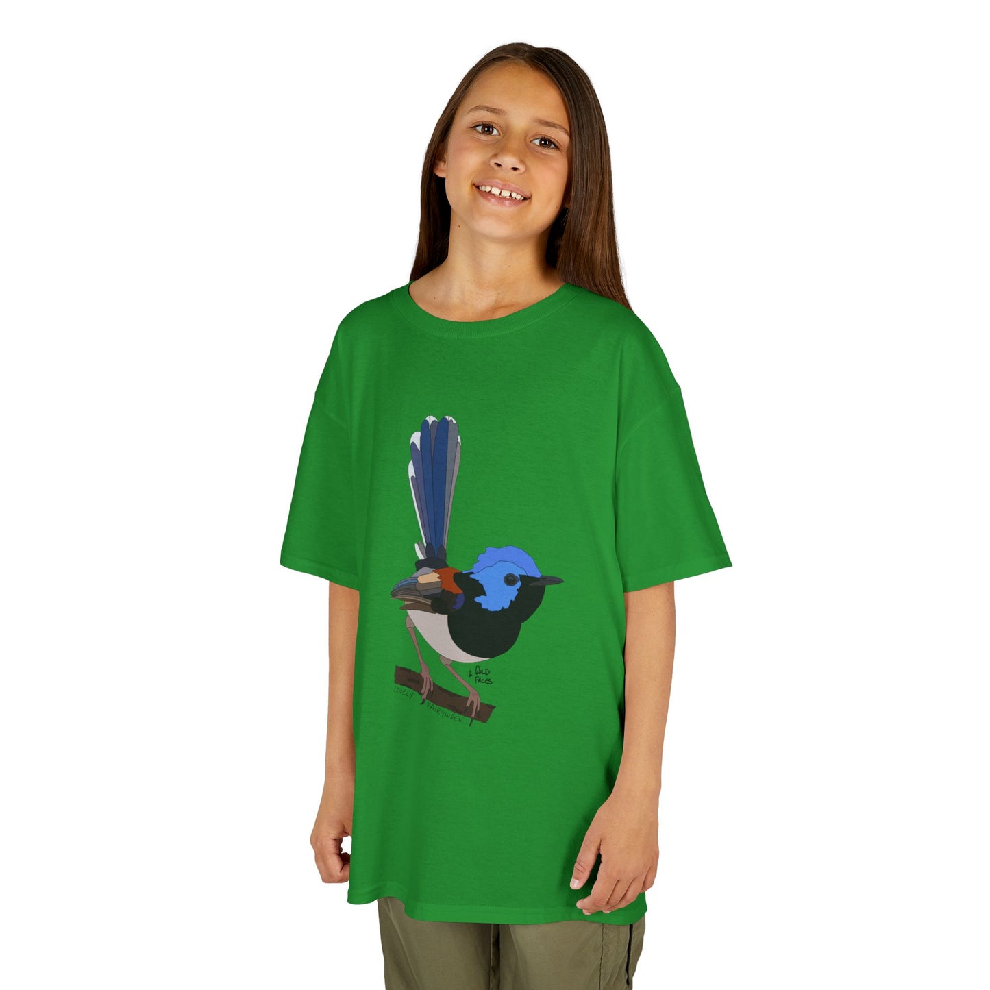 Lovely Fairywren | Kids Heavy Cotton™ Tee