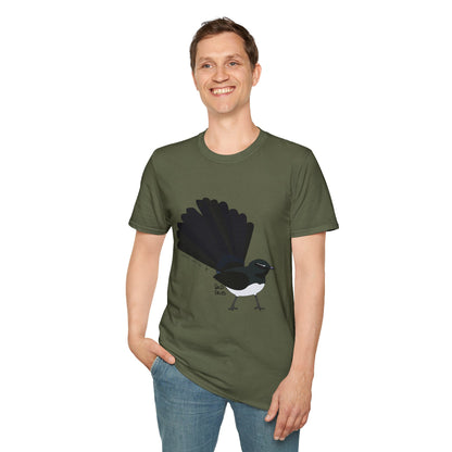 Willy Wagtail - Unisex Softstyle T-Shirt