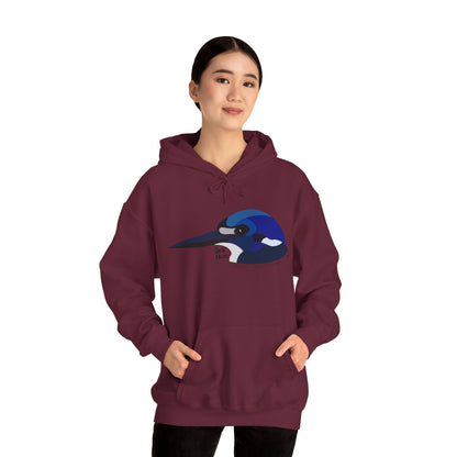 Forest Kingfisher Head | Unisex Heavy Blend™ Hooded Sweatshirt