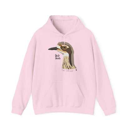 Bush-stone Curlew (head) | Unisex Heavy Blend™ Hooded Sweatshirt