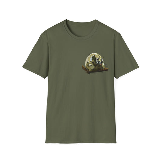 Green Ringtail Possum - Small Design - Unisex Softstyle T-Shirt