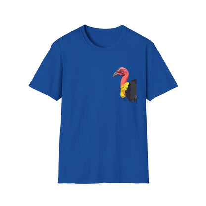 Australian Brushturkey - Small design - Unisex Softstyle T-Shirt