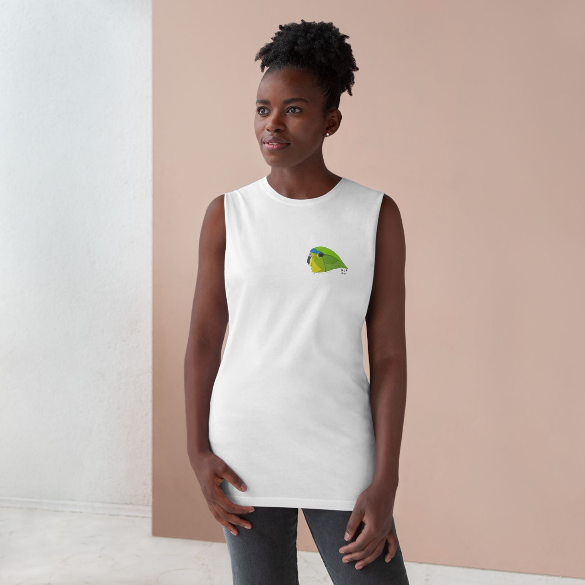 Orange-bellied Parrot - Unisex Barnard Tank Printify