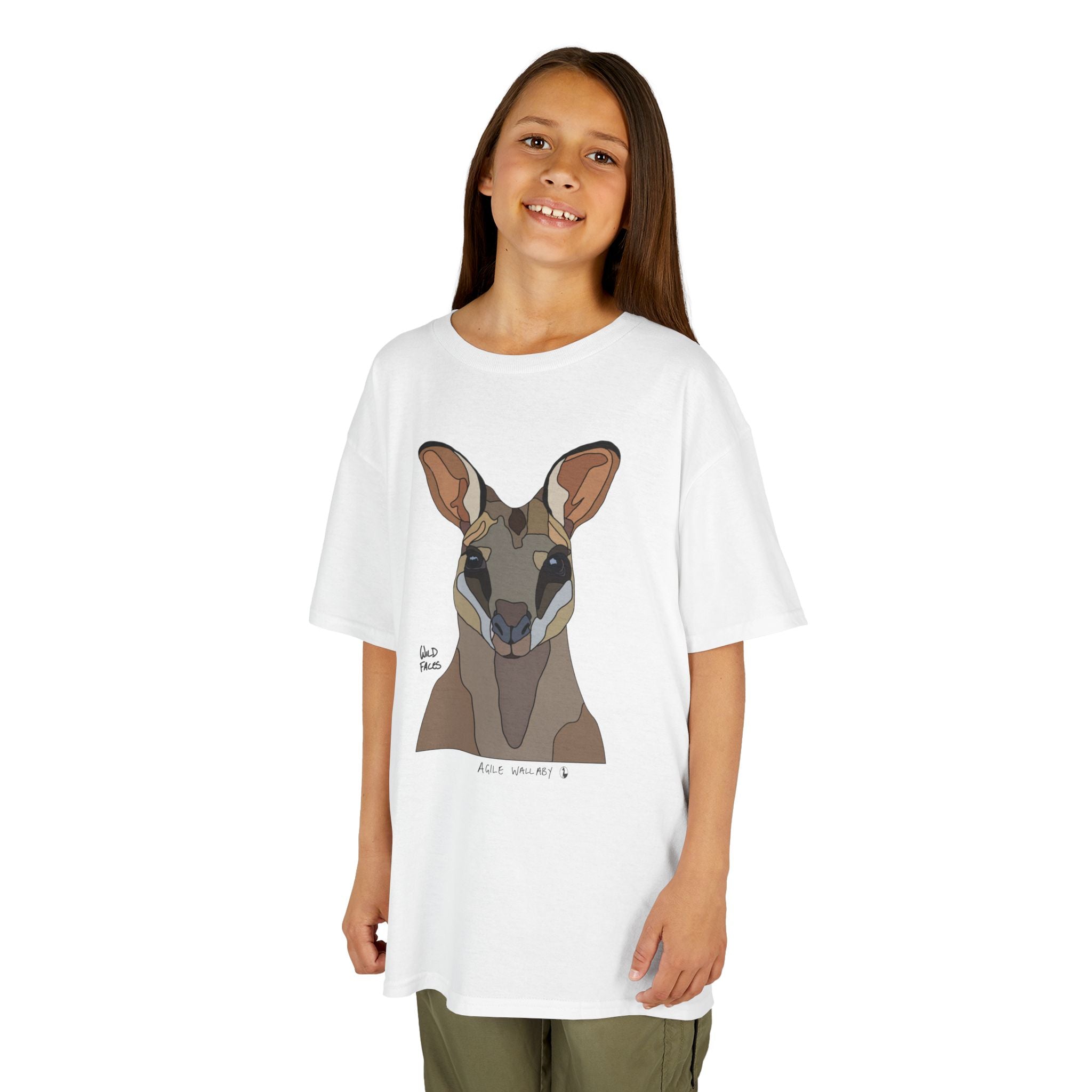 Agile Wallaby | Kids Heavy Cotton™ Tee Printify