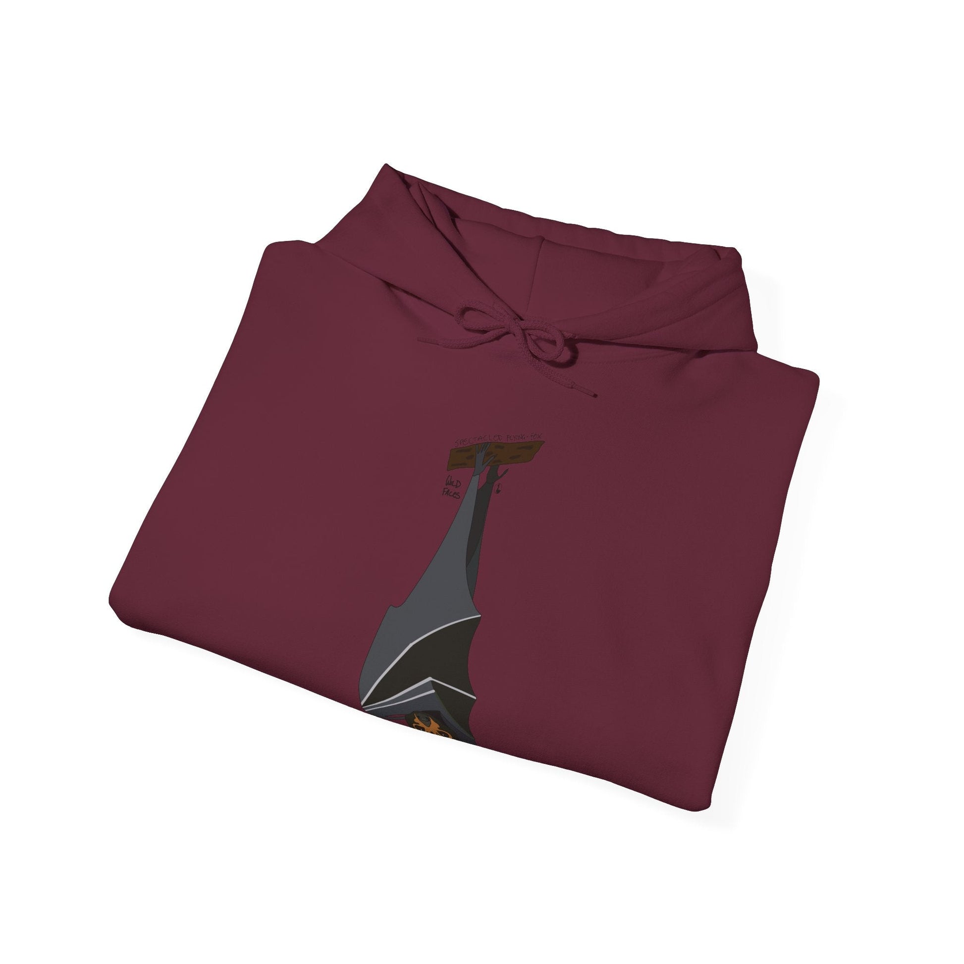 Spectacled Flying Fox | Unisex Heavy Blend™ Hooded Sweatshirt Printify