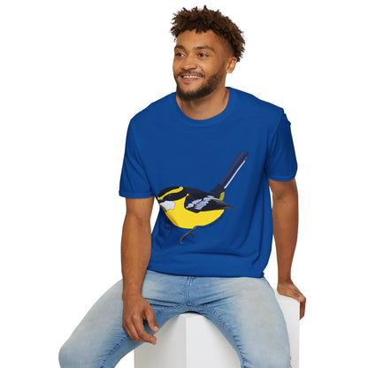 Yellow-breasted Boatbill - Unisex Softstyle T-Shirt