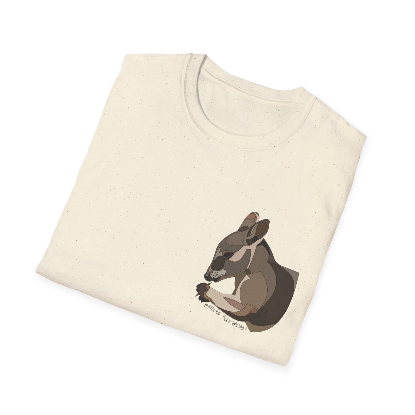 Mareeba Rock-wallaby - Small design - Unisex Softstyle T-Shirt