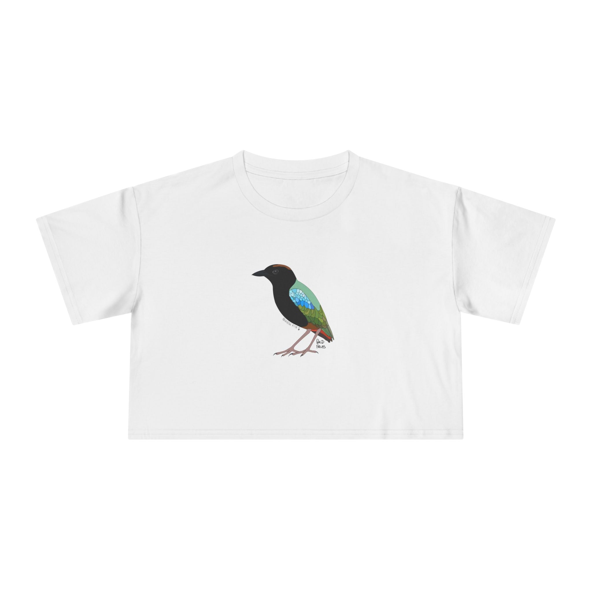 Rainbow Pitta - Women's Crop Tee