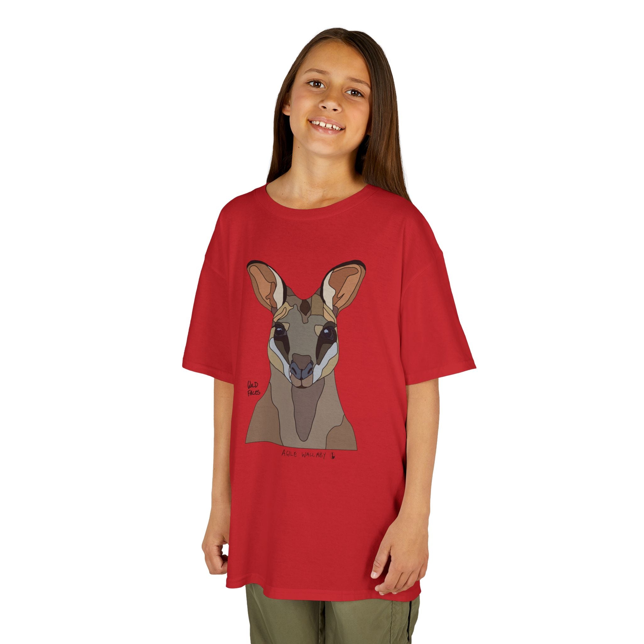 Agile Wallaby | Kids Heavy Cotton™ Tee Printify