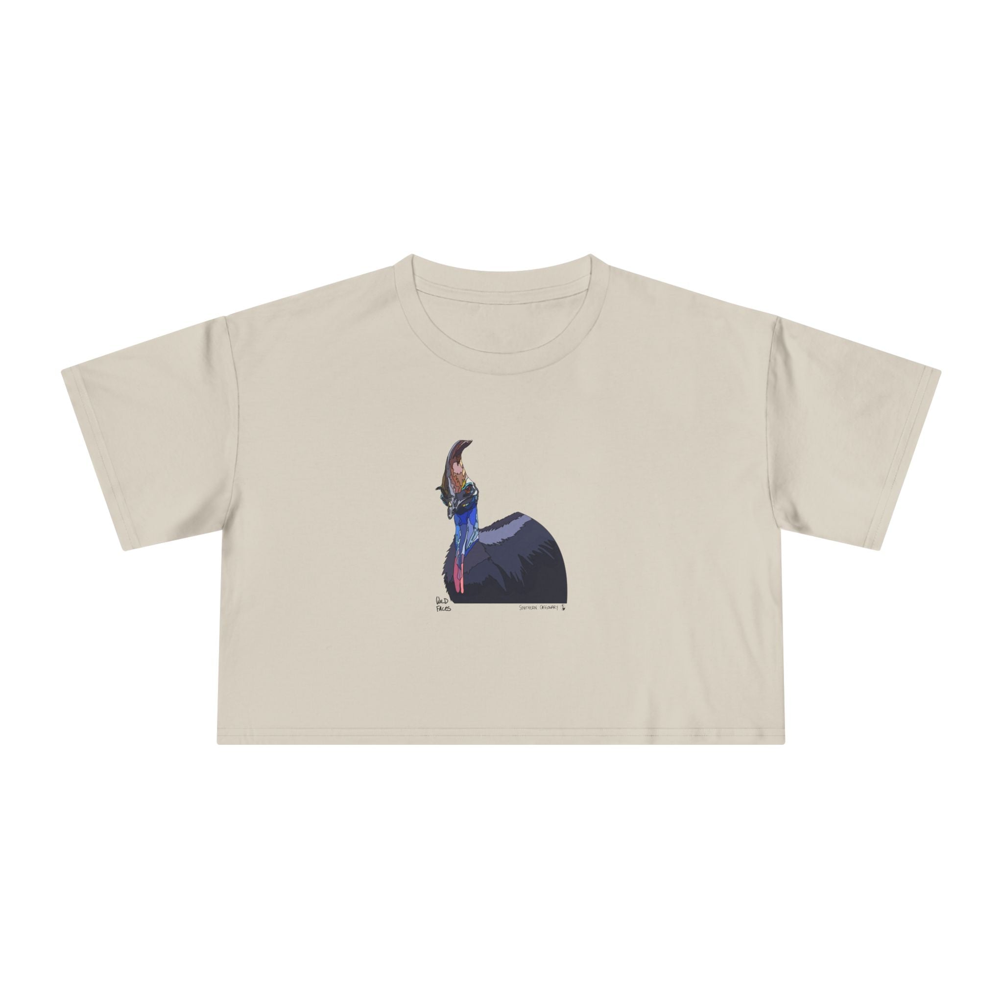 Southern Cassowary - Women's Crop Tee