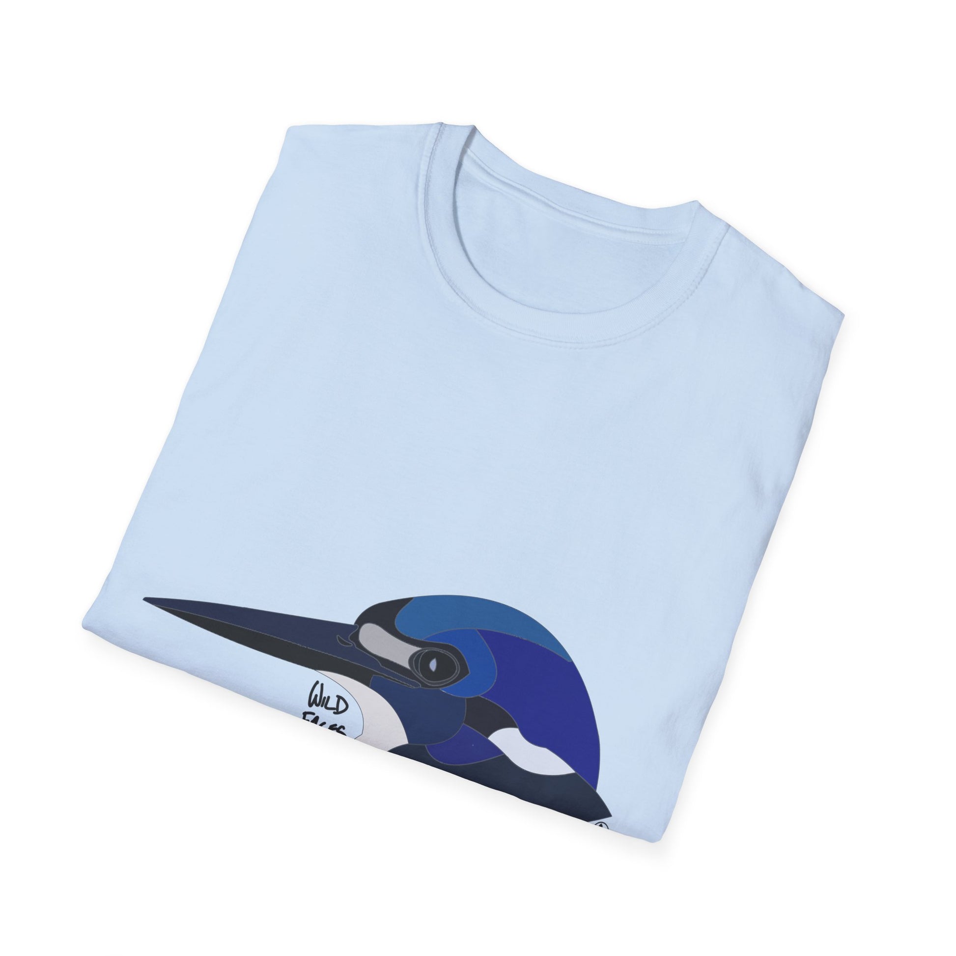 Forest Kingfisher - Unisex Softstyle T-Shirt Printify