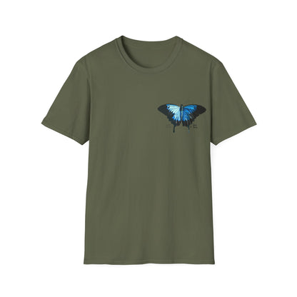 Ulysses Butterfly - Small design - Unisex Softstyle T-Shirt Printify