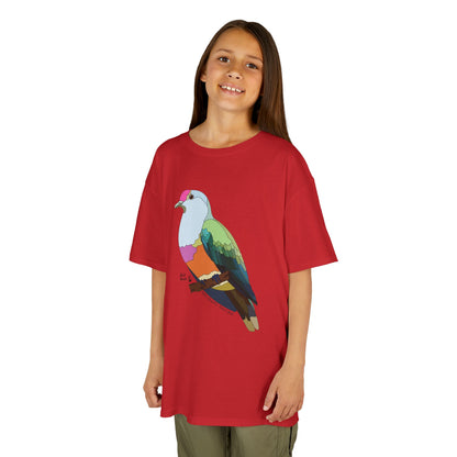 Rose-crowned Fruit Dove | Kids Heavy Cotton™ Tee