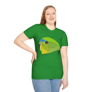 Orange-bellied Parrot - Unisex Softstyle T-Shirt Printify