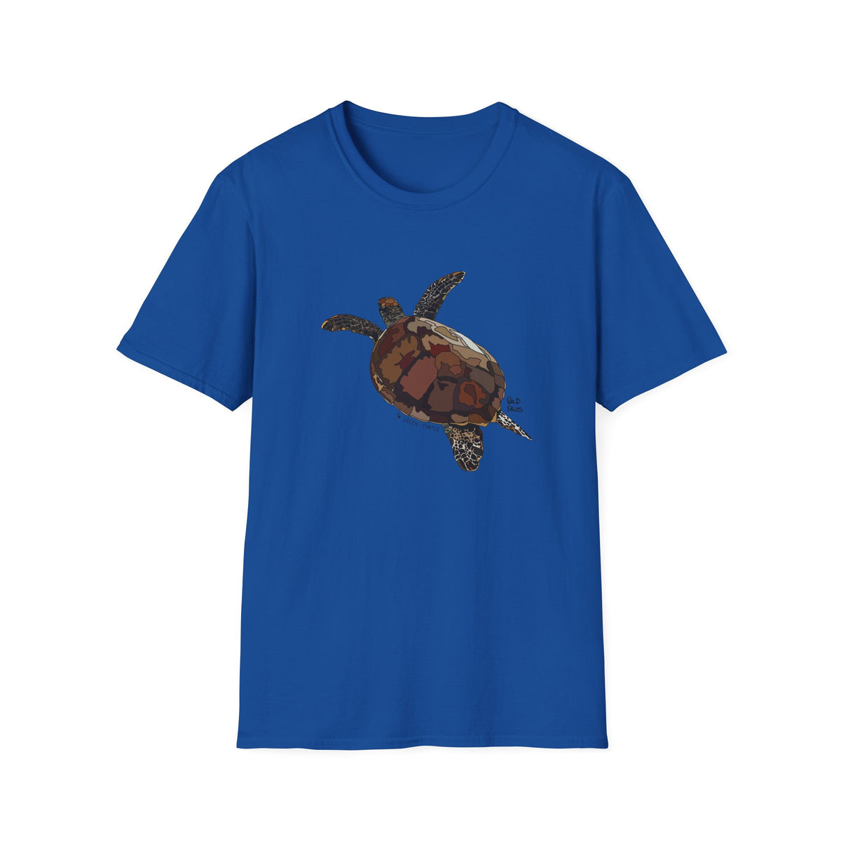 Green Turtle - Unisex Softstyle T-Shirt