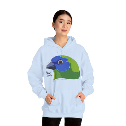 Blue-faced Parrotfinch | Unisex Heavy Blend™ Hooded Sweatshirt