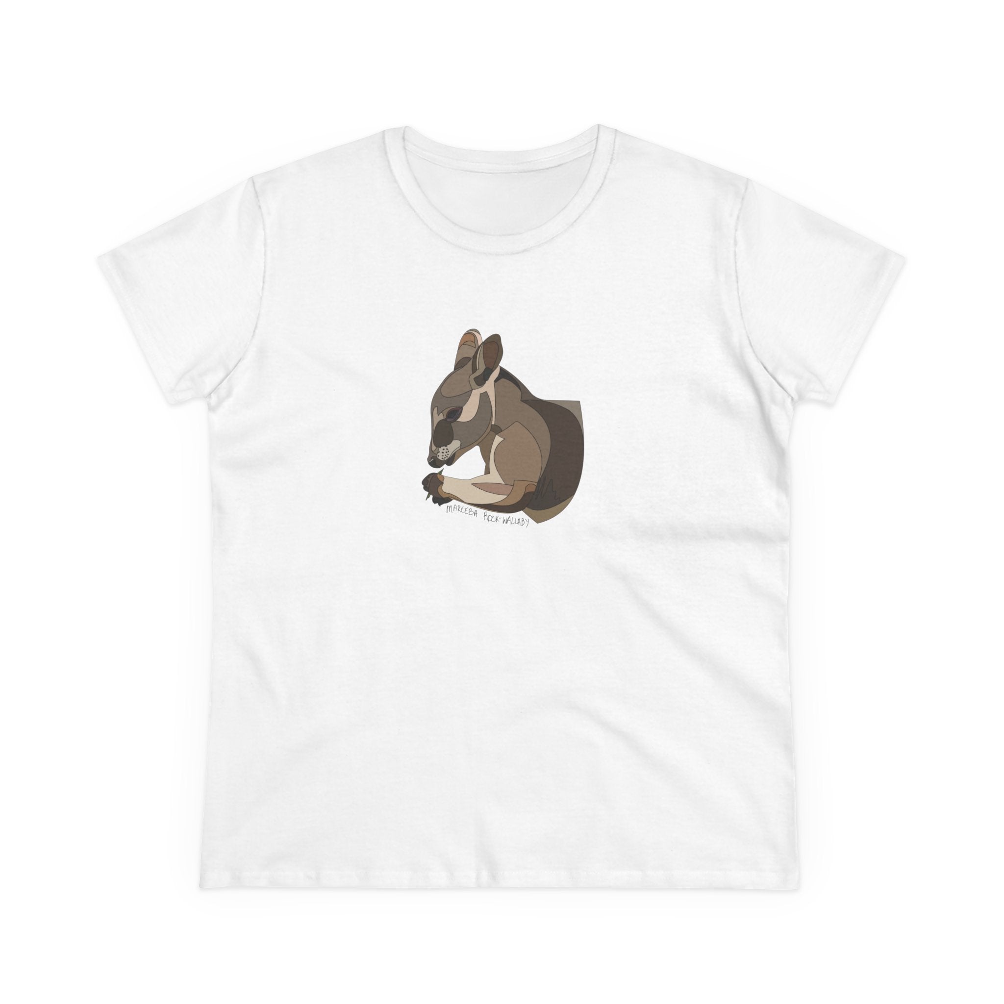 Mareeba Rock-wallaby - Women's Midweight Cotton Tee
