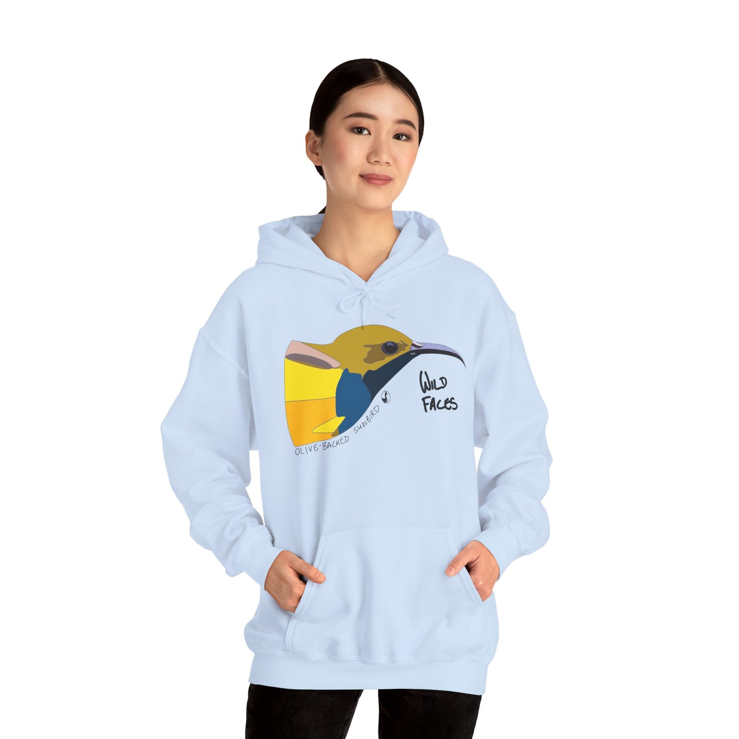 Olive-backed Sunbird | Unisex Heavy Blend™ Hooded Sweatshirt