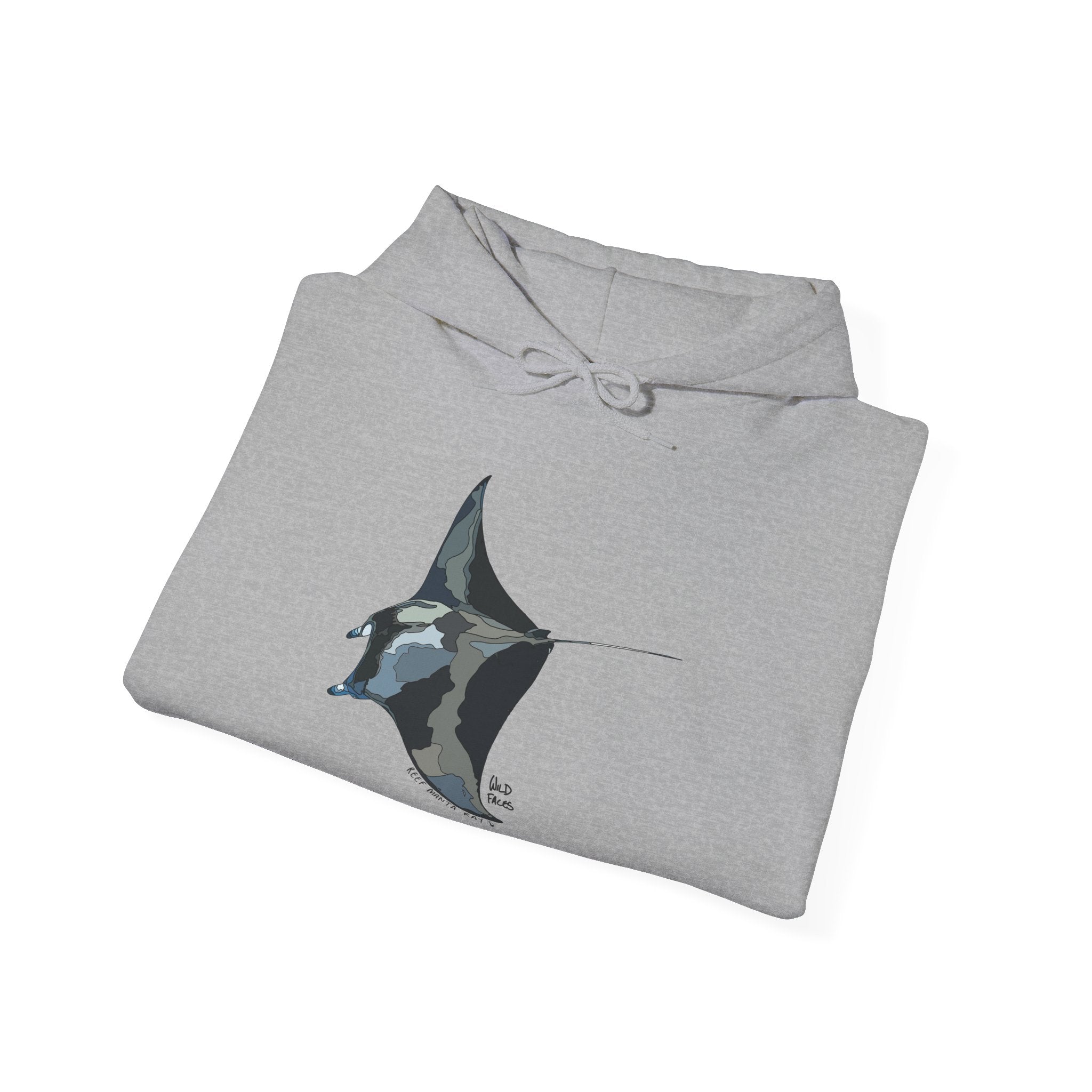 Reef Manta Ray | Unisex Heavy Blend™ Hooded Sweatshirt Printify