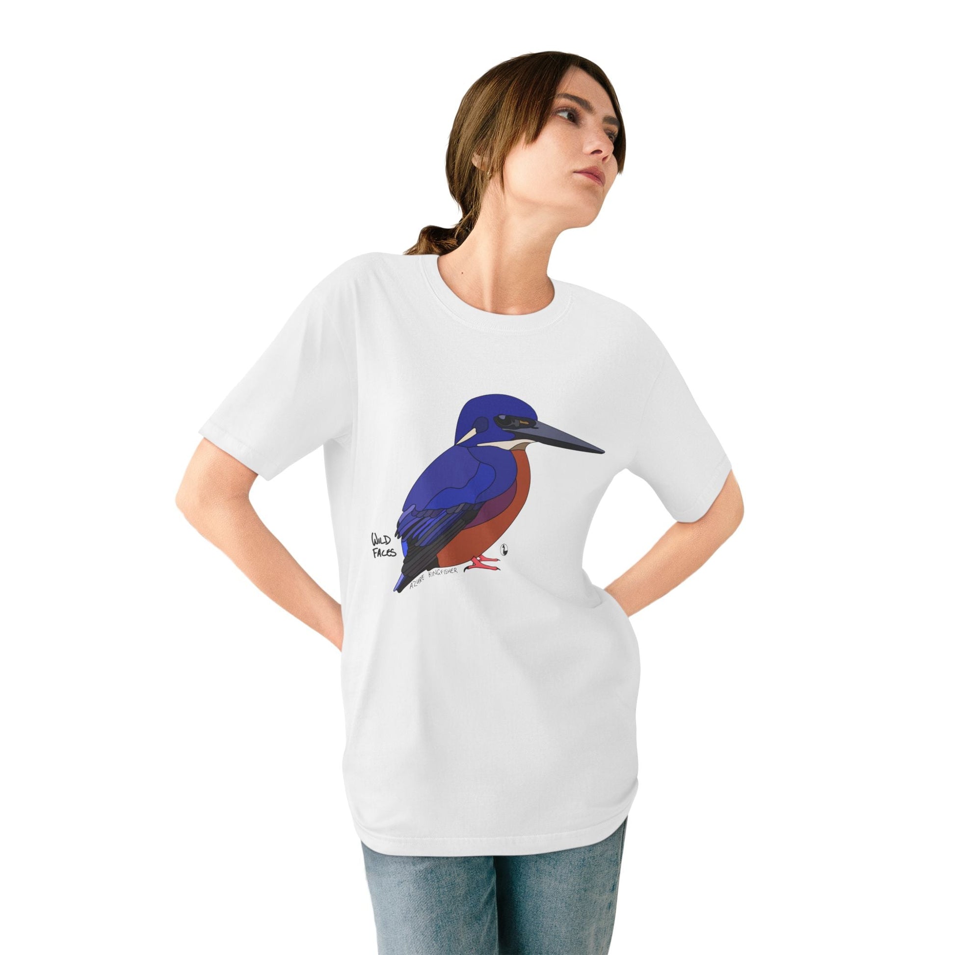 Azure Kingfisher | Organic Staple T-shirt Printify