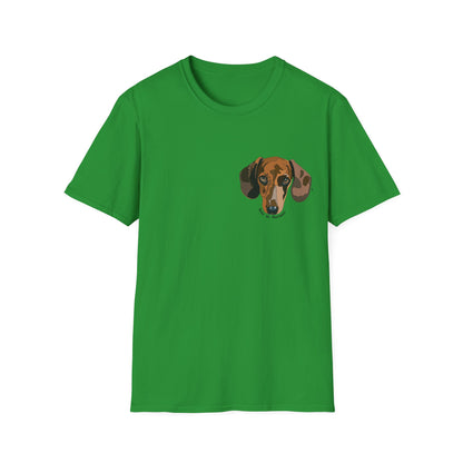 Dachshund (small Keen as mustard) - Unisex Softstyle T-Shirt
