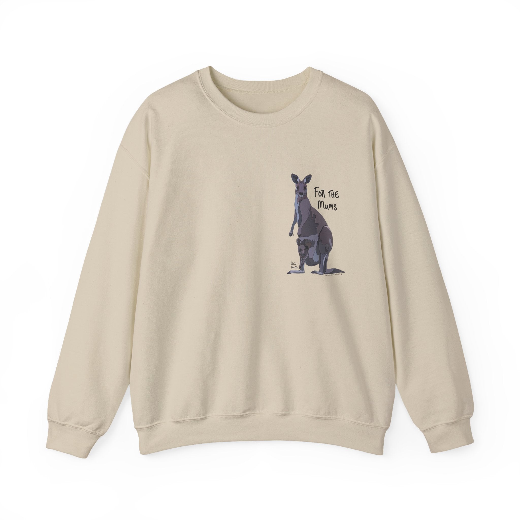 For the mums - Eastern Grey Kangaroo | Unisex Heavy Blend™ Crewneck