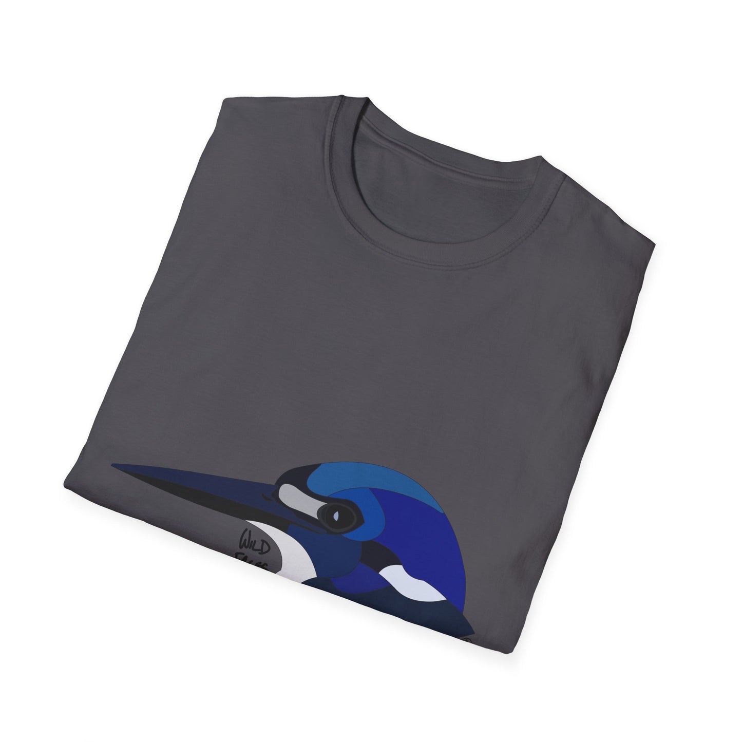 Forest Kingfisher - Unisex Softstyle T-Shirt Printify