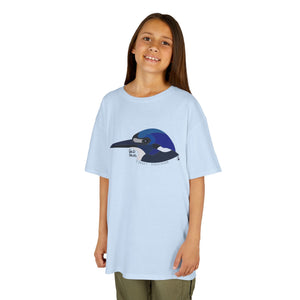 Forest Kingfisher (head) | Kids Heavy Cotton™ Tee Printify