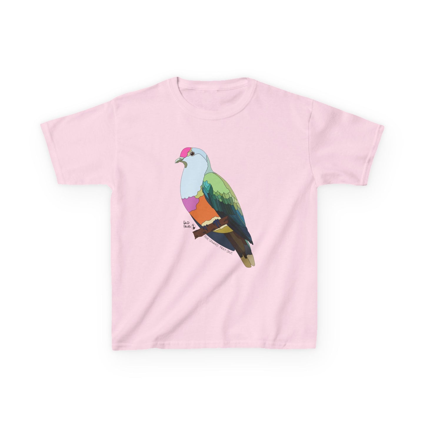 Rose-crowned Fruit Dove | Kids Heavy Cotton™ Tee