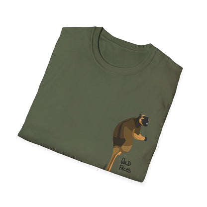 Lumholtz's Tree Kangaroo - Small design - Unisex Softstyle T-Shirt Printify