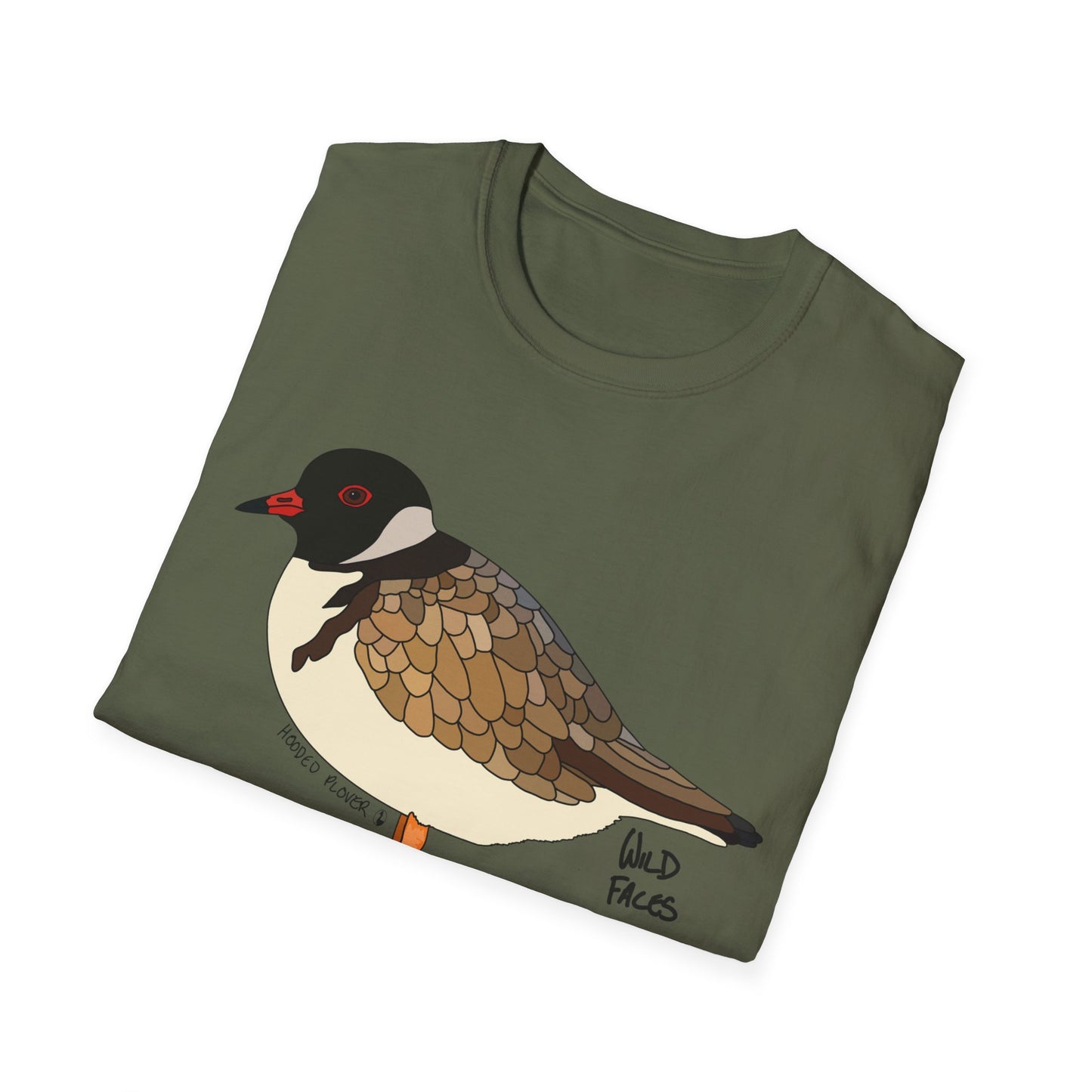 Hooded Plover - Unisex Softstyle T-Shirt