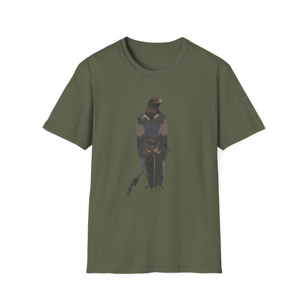 Wedge-tailed Eagle (pastel design) - Unisex Softstyle T-Shirt