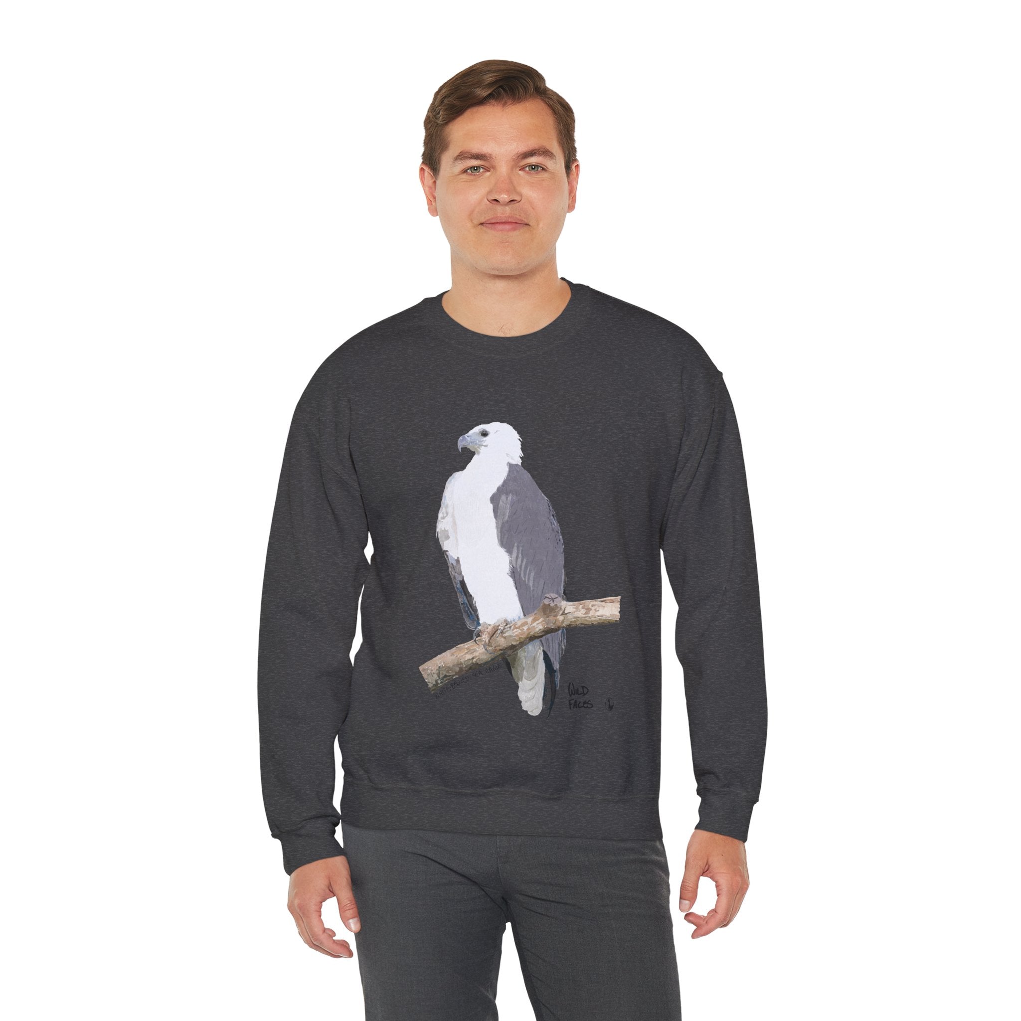 White-bellied Sea Eagle Sweatshirt | Unisex Heavy Blend™ Crewneck Printify