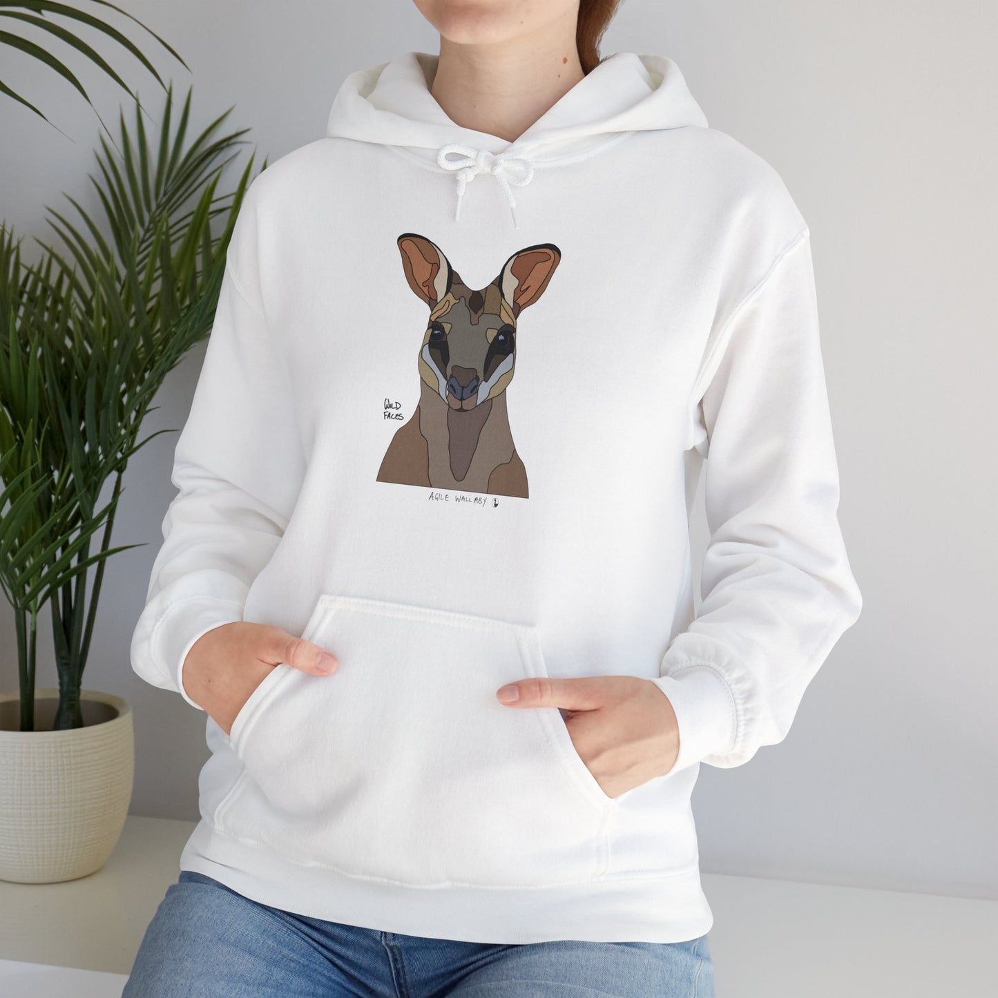 Agile Wallaby | Unisex Heavy Blend™ Hooded Sweatshirt