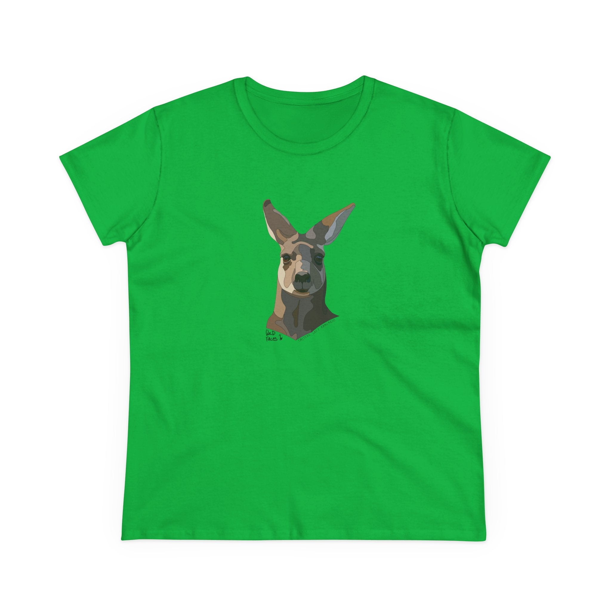 Eastern Grey Kangaroo - Women's Midweight Cotton Tee
