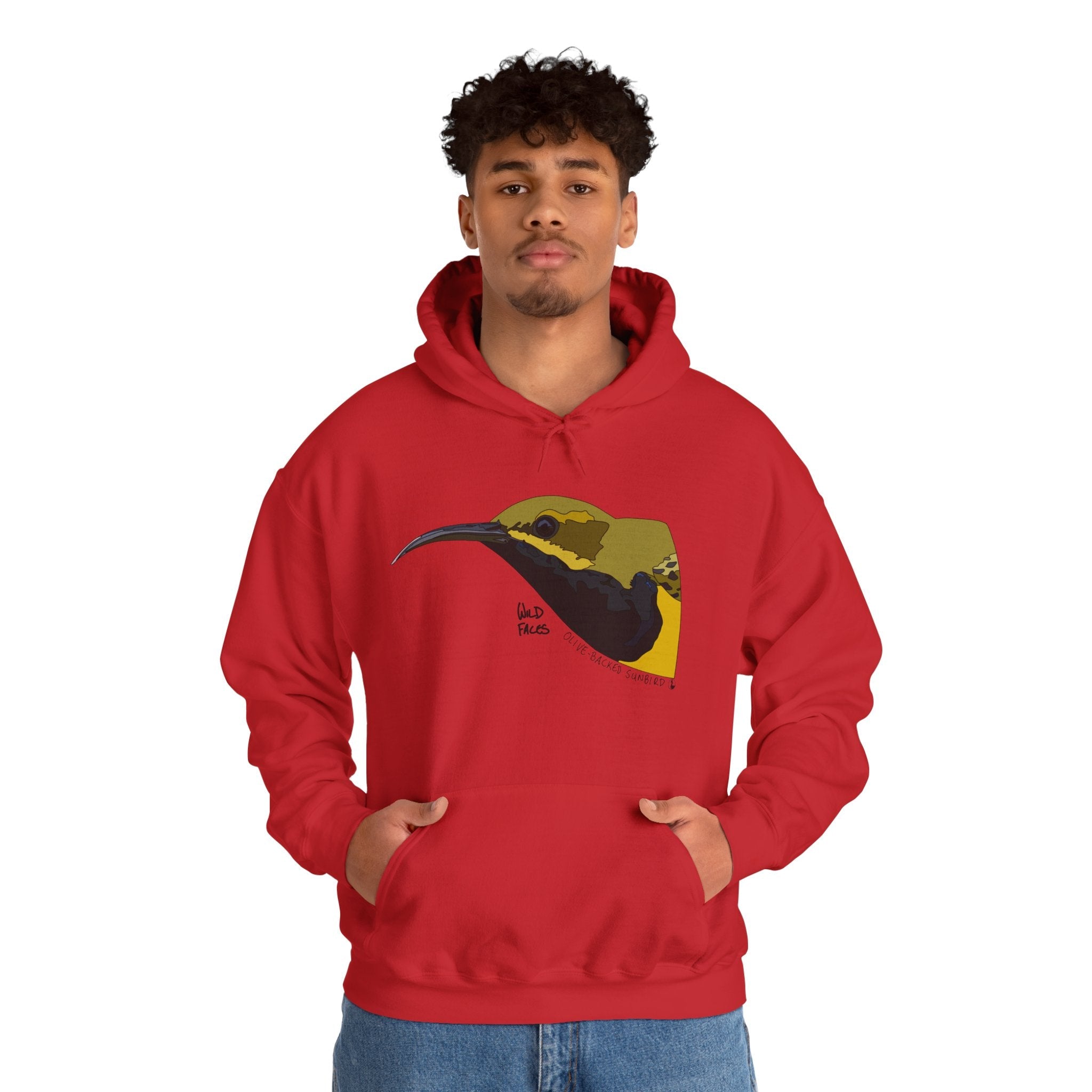Olive-backed Sunbird | Unisex Heavy Blend™ Hooded Sweatshirt Printify