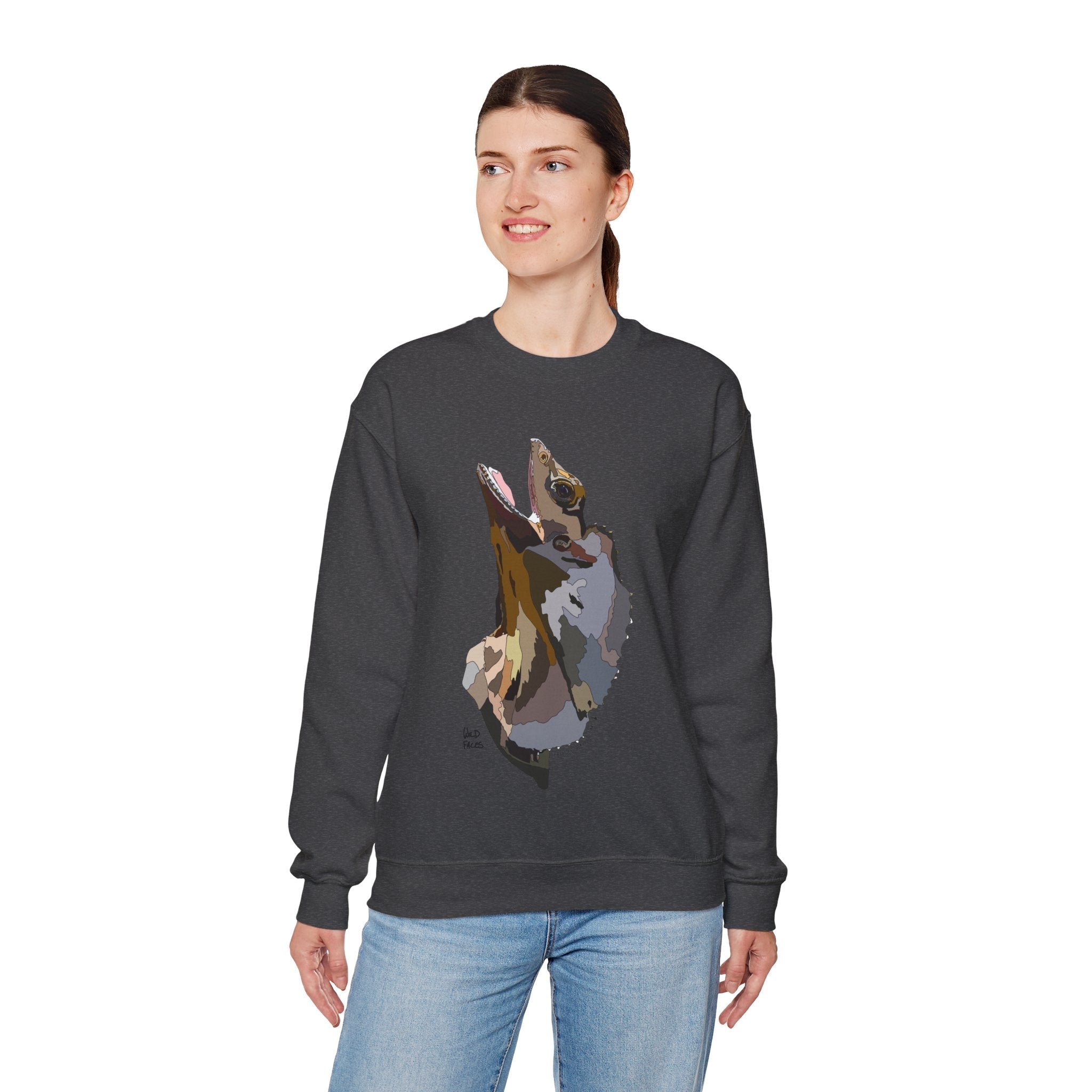 Frilled-neck Lizard Sweatshirt | Unisex Heavy Blend™ Crewneck Printify