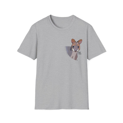 Red-legged Pademelon - Small design - Unisex Softstyle T-Shirt