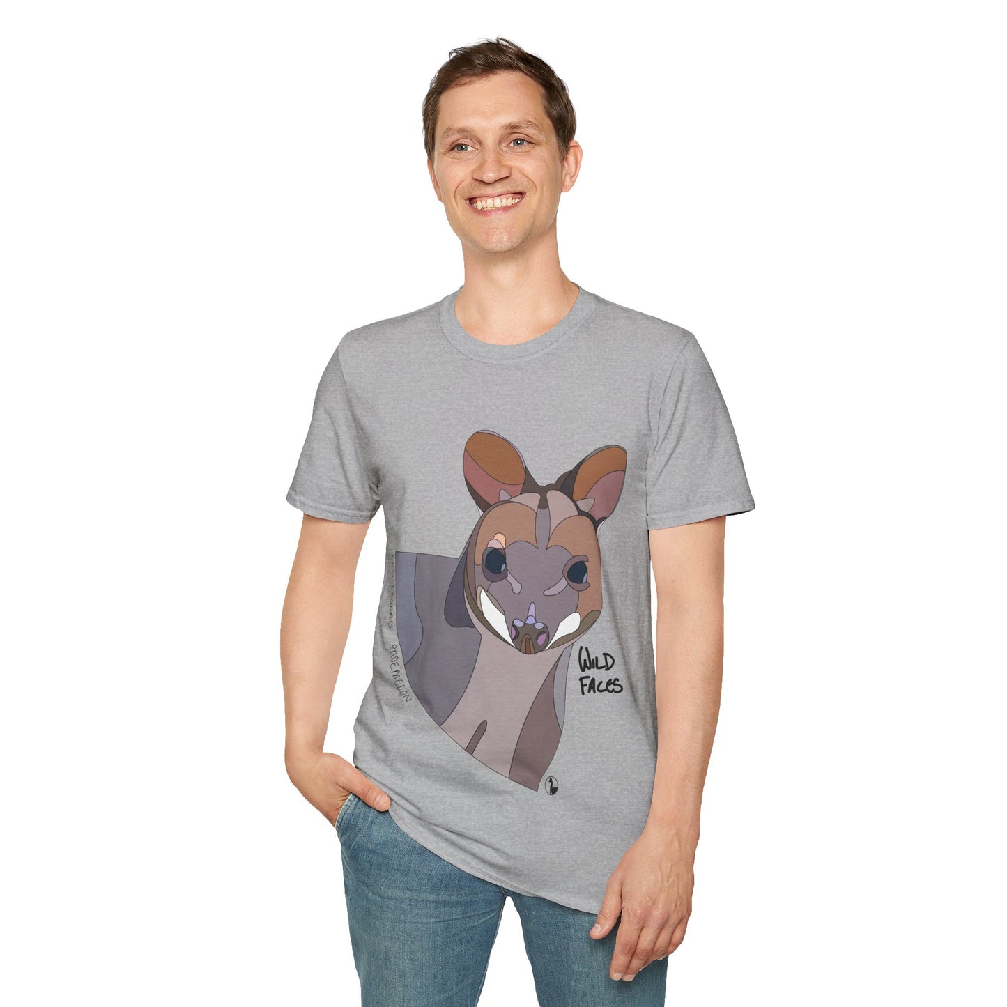 Red-legged Pademelon - Unisex Softstyle T-Shirt