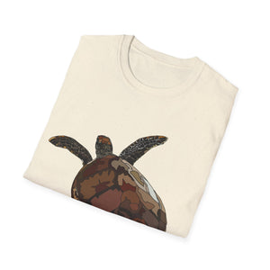 Green Turtle - Unisex Softstyle T-Shirt Printify