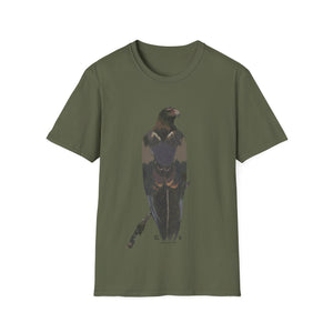 Wedge-tailed Eagle (pastel design) - Unisex Softstyle T-Shirt Printify