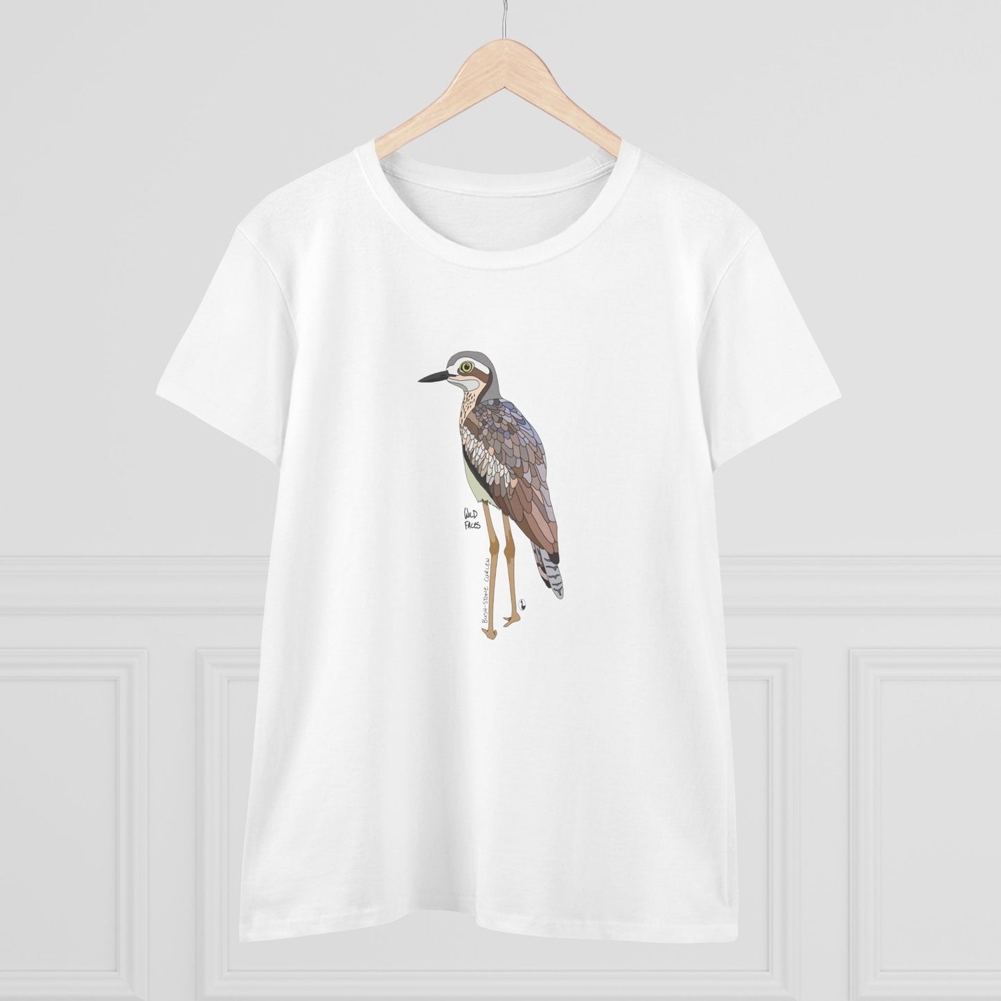 Bush-stone Curlew - Women's Midweight Cotton Tee