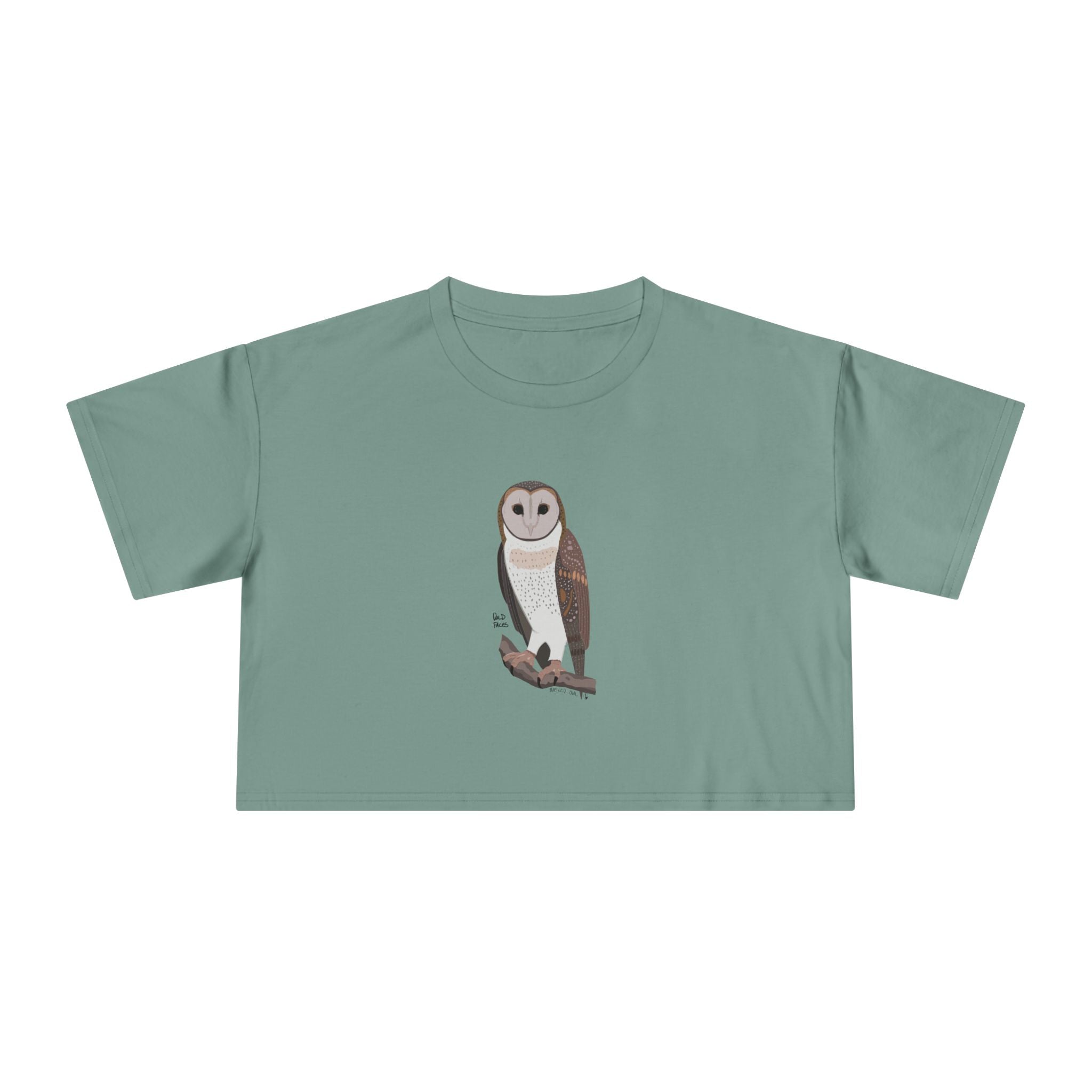 Masked Owl - Women's Crop Tee